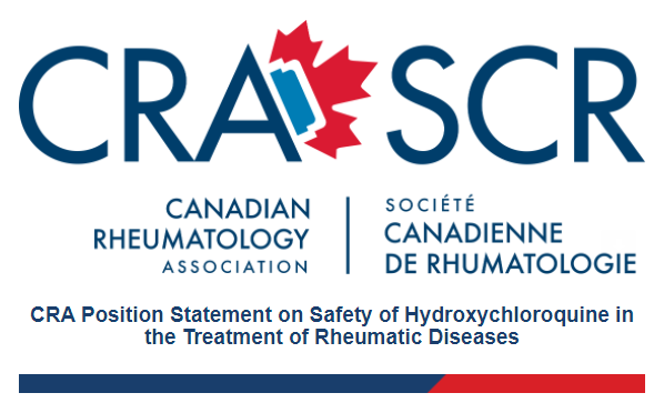 CRA Position Statement on Safety of Hydroxychloroquine